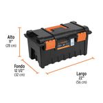 Set Rotomartillo de 1/2 Plg 650 W con Caja de Herramientas y Organizador
