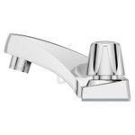 Grifo Mezclador para Lavamanos Cuello Corto 4 Plg Acabado Cromo