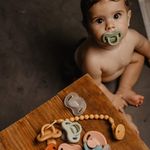 Sujetador de Clip de Pepe Selection con Bolitas de Silicona para 0+ Meses Color Verde