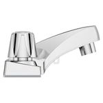 Grifo Mezclador para Lavamanos Cuello Corto 4 Plg Acabado Cromo