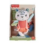 Peluche Sensorial Planet Friends Diseño de Leopardo de las Nieves para 3+ Meses