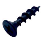 Tornillo para Tabla Yeso No 8 x 3/4 Plg Color Negro 100 Unidades
