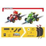 Pista de Carreras Carrera GO!!! Mario Kart World con Mario y Yoshi Escala 1:43