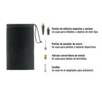 Inflador Compresor de Aire Inalámbrico Portátil 150 PSI con Pantalla Digital, Batería Recargable y Linterna