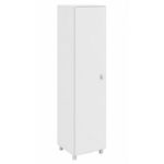 Armario Multiusos Blanco de 1 Puerta de 36 x 37.5 x 144 cm