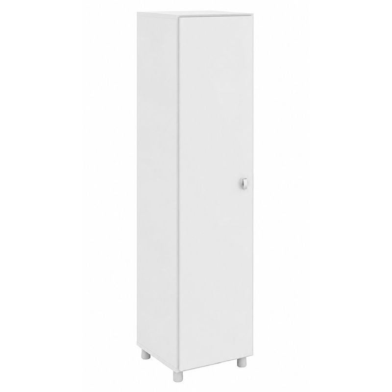 Armario Multiusos Blanco de 1 Puerta de 36 x 37.5 x 144 cm