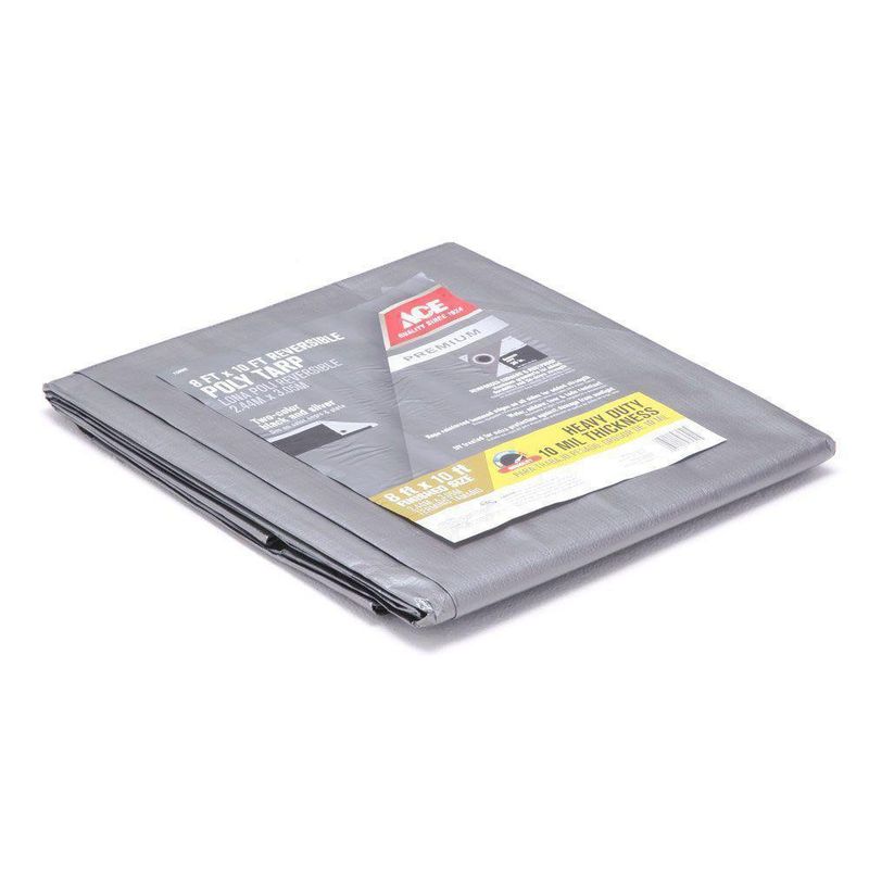 Lona De Polietileno Color Gris De 8X10 Pies - Ace