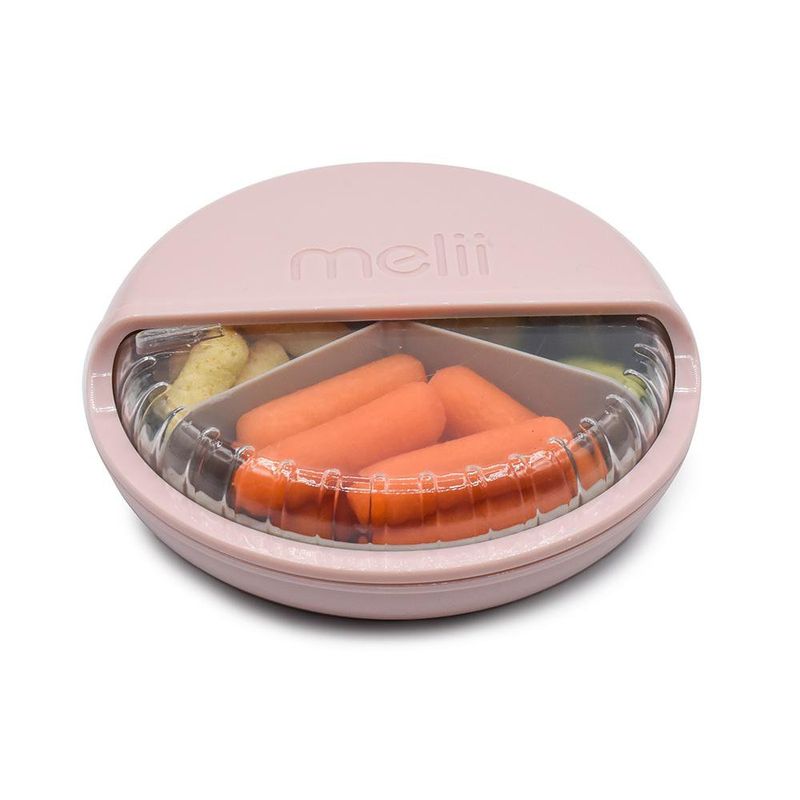 Plato con Tapa Giratoria Rosa