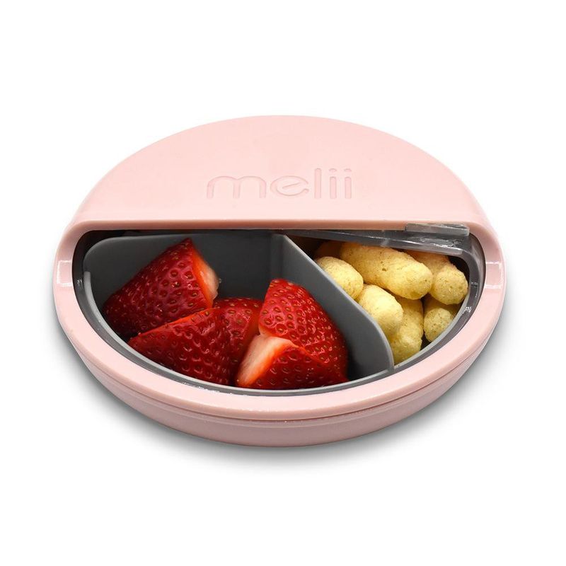 Plato con Tapa Giratoria Rosa
