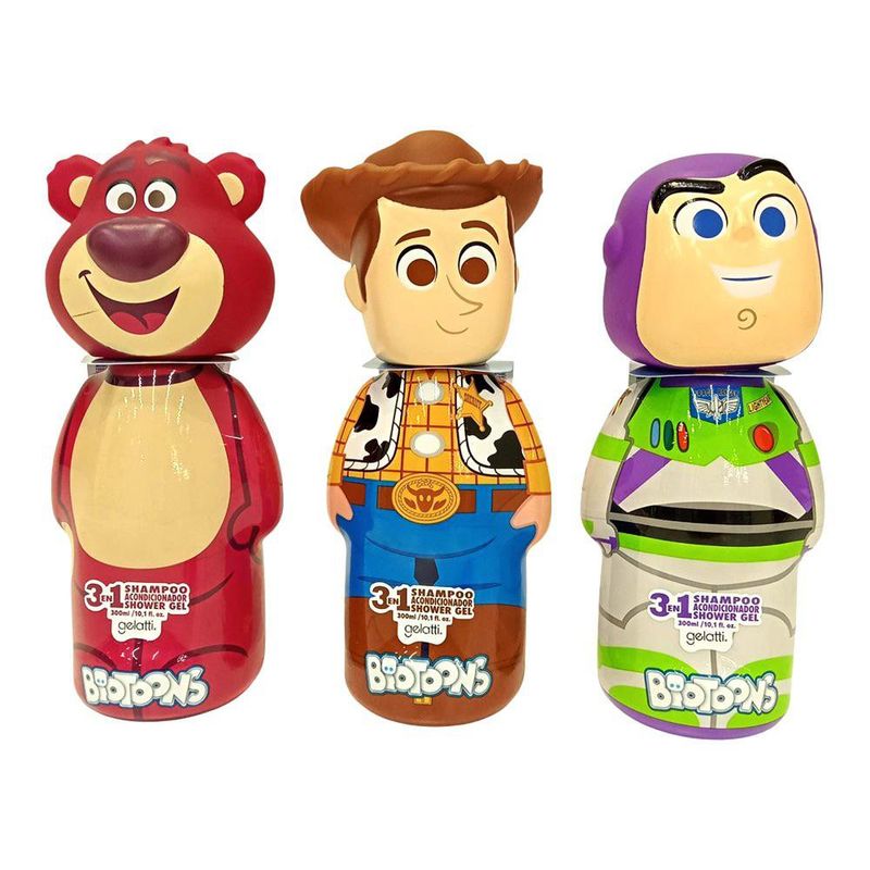 Shampoo 3 en 1 Biotoons de Toy Story 300 ml - Presentación Surtida