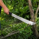Machete Estándar de 18 Plg con Mango Negro Antiderrapante para Campo
