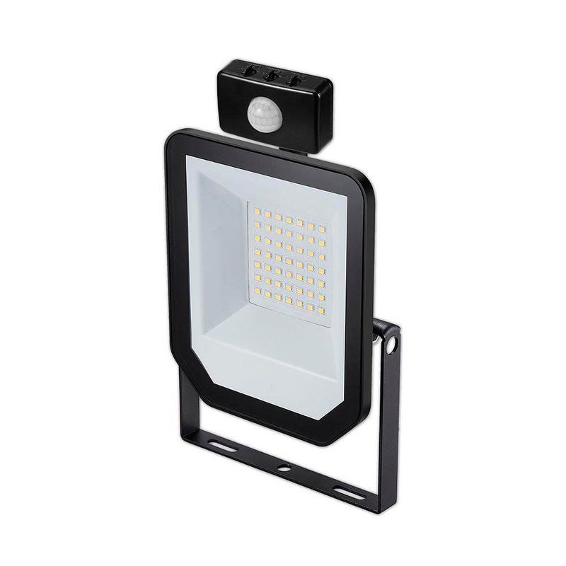 Reflector para Exteriores LED de 50W Luz Fría con Sensor de Movimiento