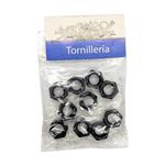 Tuerca Hexagonal Grado 5 NC 3/8-16 Set de 10 Unidades en Color Negro