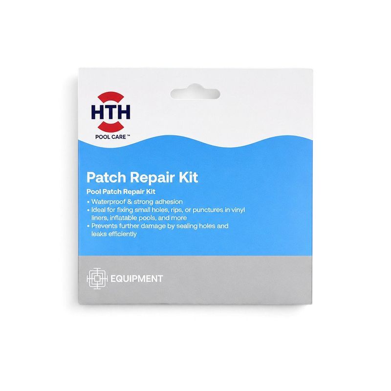 Kit de 6 Parches para Reparación de Piscina HTH 6.5 x 6.5 cm