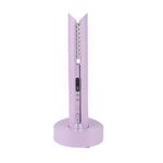 Plancha de Cabello Inalámbrica Recargable con Pantalla Digital Color Lila