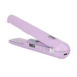 Plancha de Cabello Inalámbrica Recargable con Pantalla Digital Color Lila