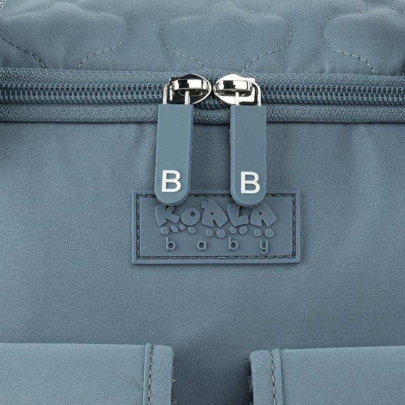 Pañalera Tipo Bolso con Múltiples Compartimentos Color Celeste