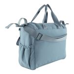 Pañalera Tipo Bolso con Múltiples Compartimentos Color Celeste