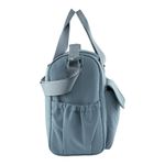 Pañalera Tipo Bolso con Múltiples Compartimentos Color Celeste