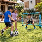 Juego de Portería de Fútbol con Balón e Inflador de 18 Piezas