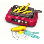 Freidora de Juguete con Luz, Sonido y Accesorios de 20 Piezas 3+ Años