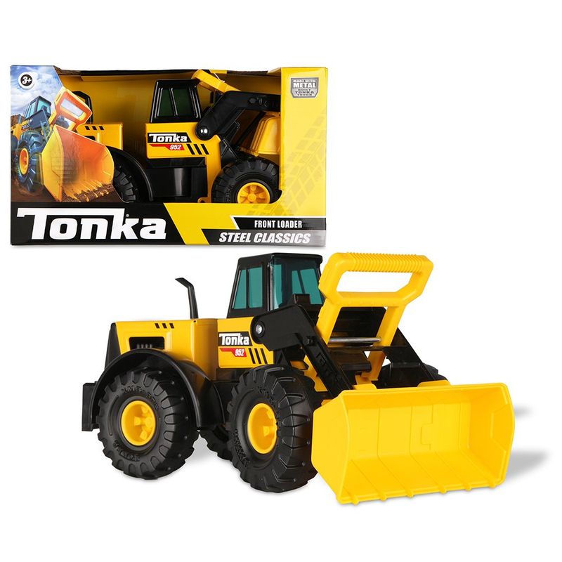 Cargador Frontal Tonka Steel Classics de Metal 3+ Años Color Amarillo