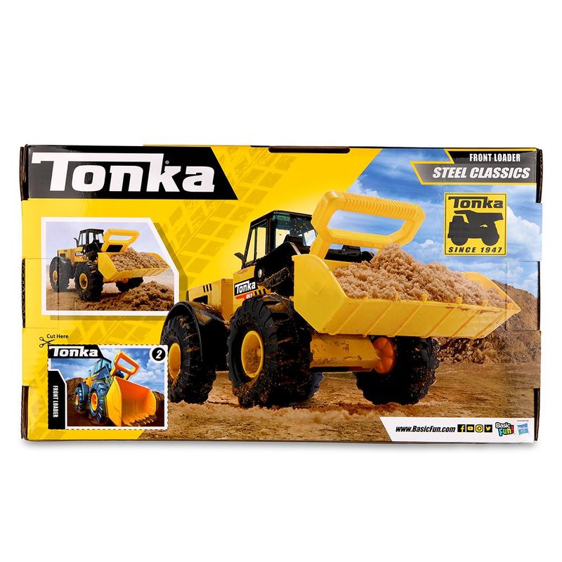 Cargador Frontal Tonka Steel Classics de Metal 3+ Años Color Amarillo