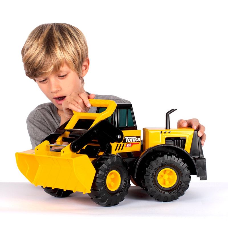 Cargador Frontal Tonka Steel Classics de Metal 3+ Años Color Amarillo