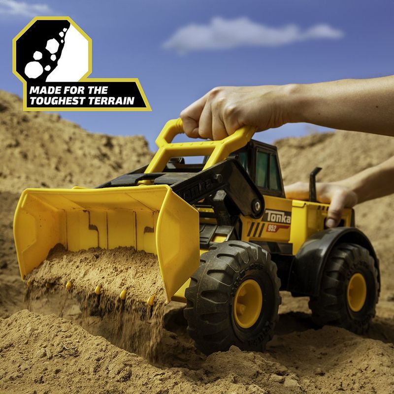 Cargador Frontal Tonka Steel Classics de Metal 3+ Años Color Amarillo