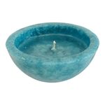 Vela Media Esfera para Decoración de Interiores de 4 Cm Color Turquesa