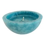 Vela Media Esfera para Decoración de Interiores de 4 Cm Color Turquesa