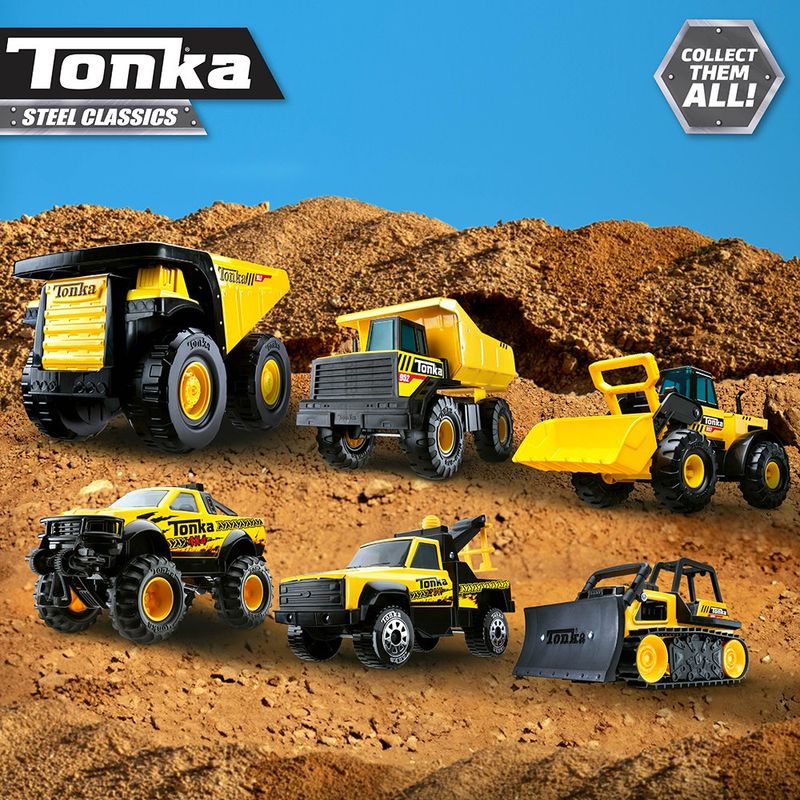 Cargador Frontal Tonka Steel Classics de Metal 3+ Años Color Amarillo