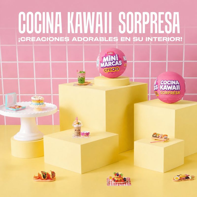 Cápsula Sorpresa Coleccionable Mini Brands Create Kawaii Kitchen