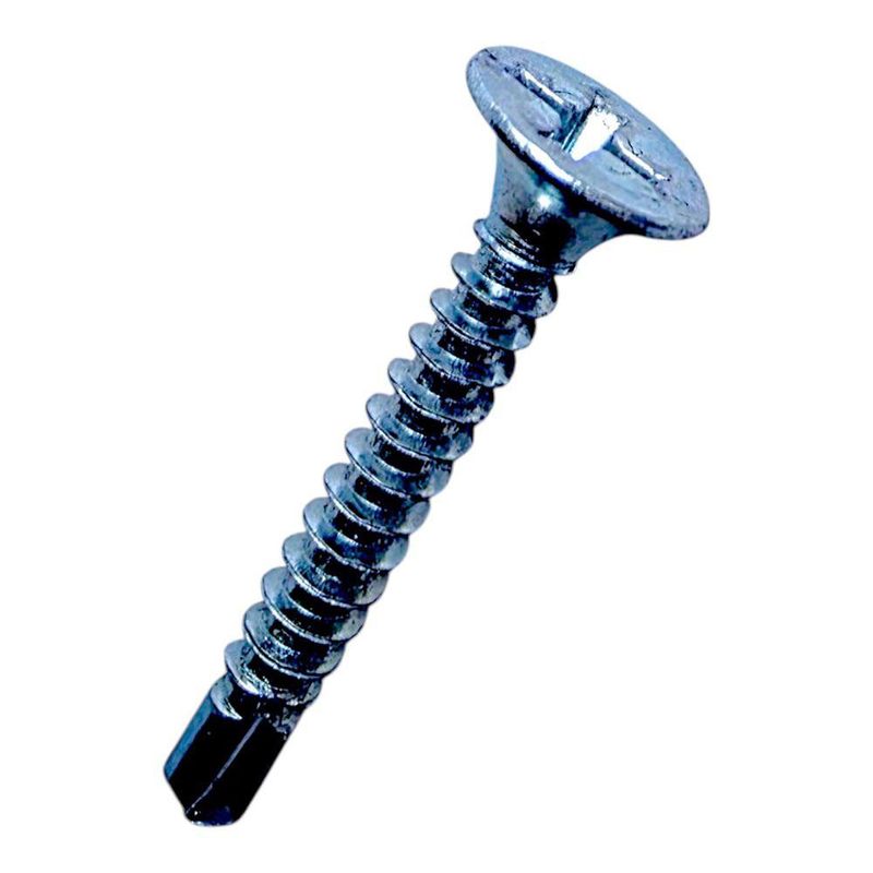 Tornillo Autoperforante para Tabla Yeso No 6 x 1 Plg Galvanizado 100 Unidades