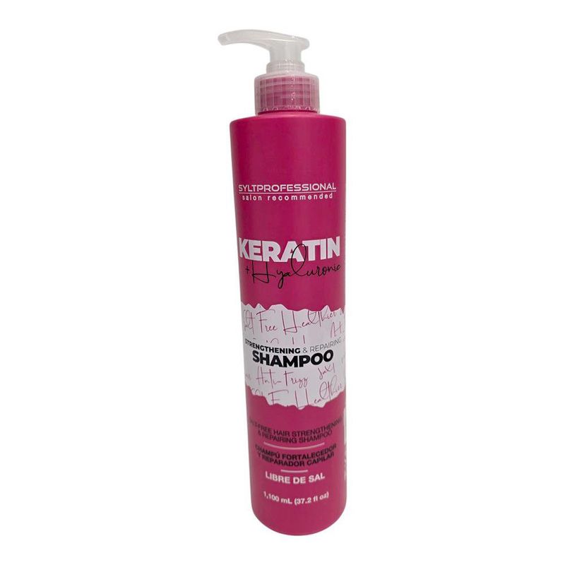 Shampoo Keratin + Hyaluronic Fortalecedor y Reparador 1100 mL