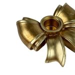 Portavela Lazo de Poliresina Dorado 10.5 x 10 x 3.5 cm