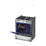 Estufa Con Horno Parma Safiro 6 Hornillas 30 Plg - Indurama