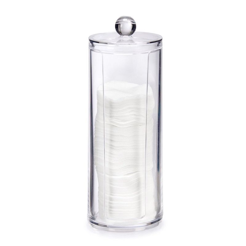 Algodonera Transparente con Tapa