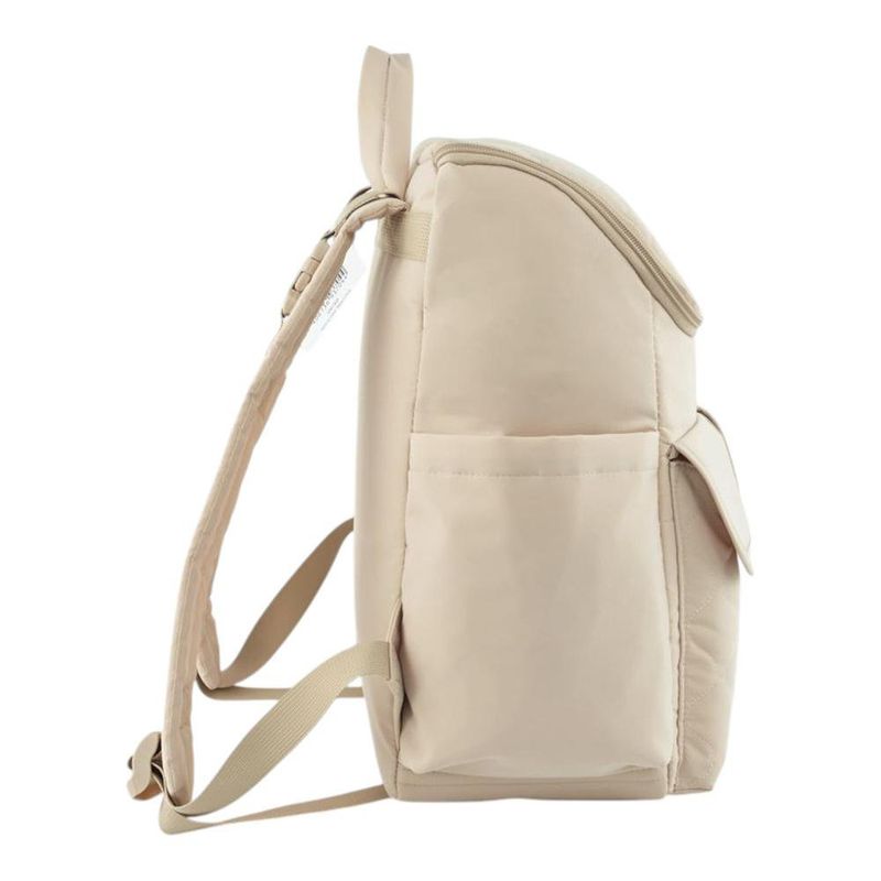 Pañalera Tipo Mochila con Múltiples Compartimentos Color Beige