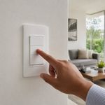 Interruptor con 2 Vías Sencillas y 1 Vía Triple Luzica Blanco 15 A