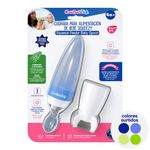 Cuchara de Alimentación para Bebé de Silicona con Tapa Antigotas y Capacidad de 90 mL - Presentación Surtida