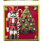 Imán Decorativo Navideño de Cascanueces Surtido 7.5 x 7.5 x 0.5 cm