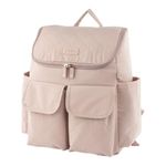 Pañalera Tipo Mochila con Múltiples Compartimentos Color Rosado