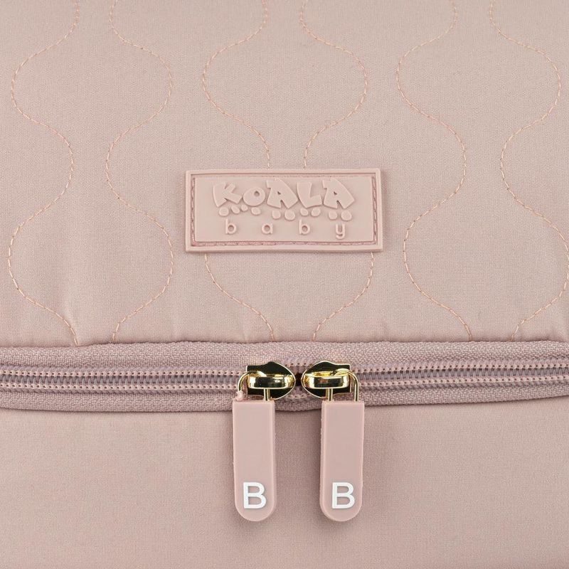 Pañalera Tipo Mochila con Múltiples Compartimentos Color Rosado