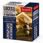 Cadena de Luces LED Semi Cluster Blanco Cálido y Frío con 8 Funciones