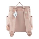 Pañalera Tipo Mochila con Múltiples Compartimentos Color Rosado