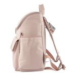 Pañalera Tipo Mochila con Múltiples Compartimentos Color Rosado
