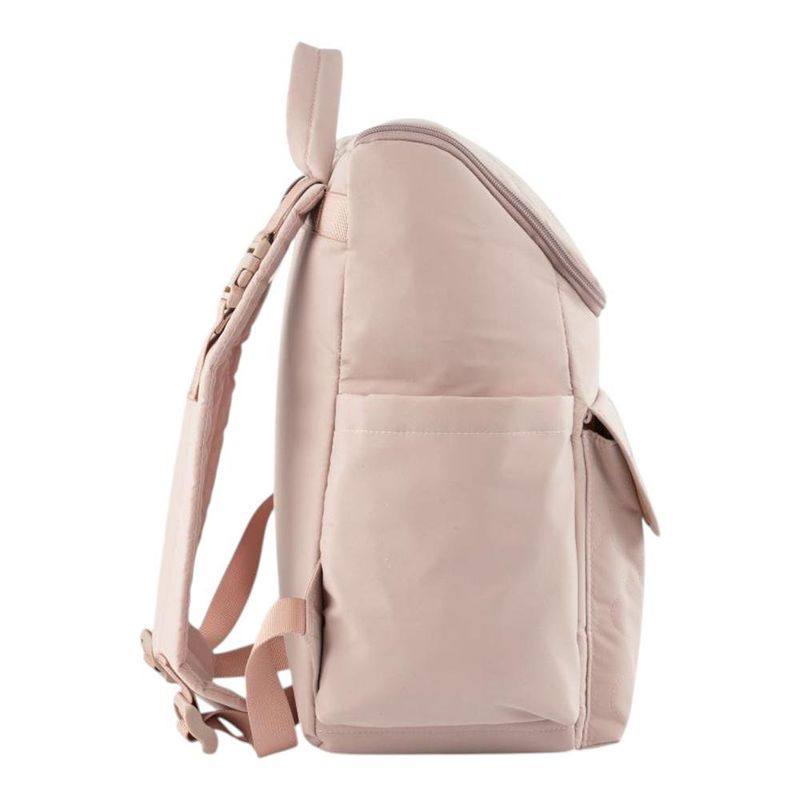 Pañalera Tipo Mochila con Múltiples Compartimentos Color Rosado