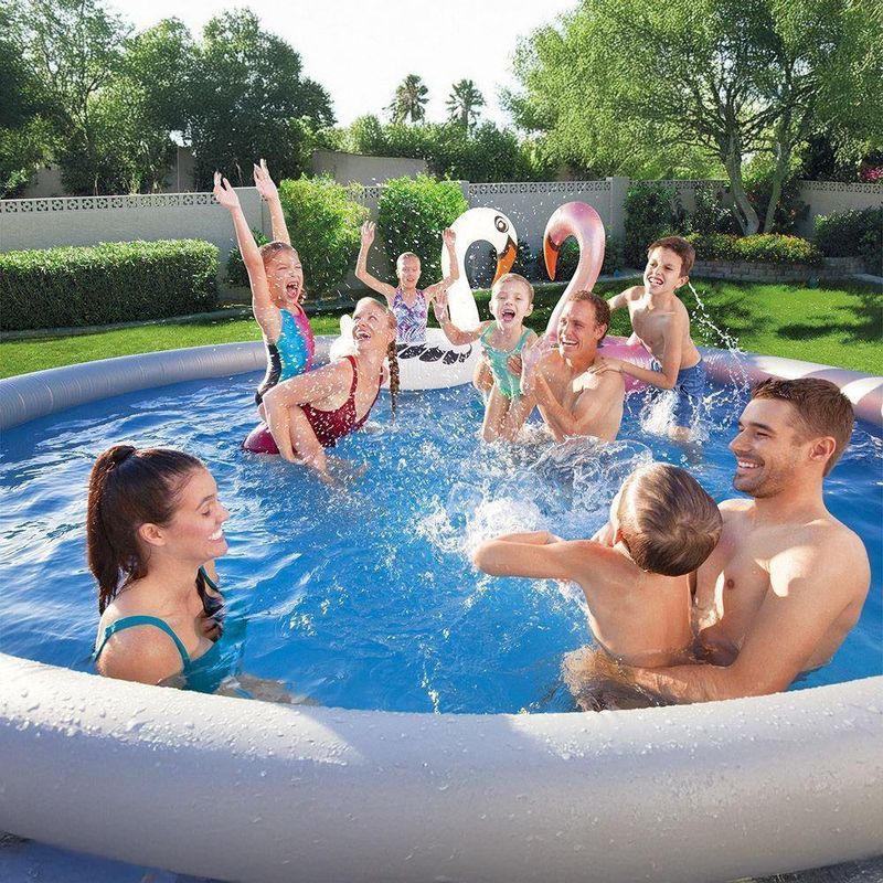 Piscina Inflable Fast Redonda 4.57x0.84 Metros com Bomba