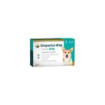 Tableta Masticable Antiparasitaria para Perros de 10-20 Kg Turquesa 40 mg